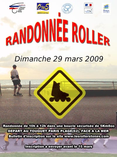 Randonnée roller 2009 au Touquet (62)