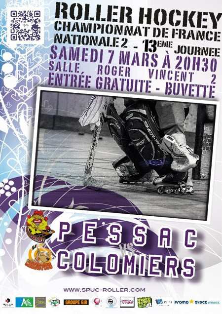 affiche rencontre pessac colomiers mars 2015