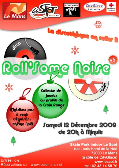 Soirée roller Roll&rsquo;Some Noise 2009 au Mans (72)