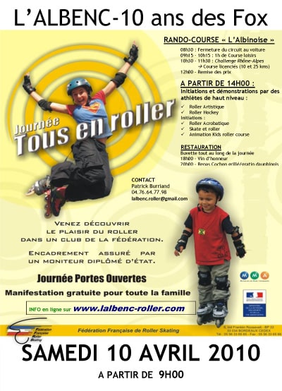 Journée Roller en Fête 2010 du club de l’Albenc (38)