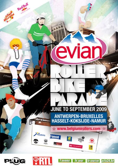 Roller Bike Parades 2009 en Belgique