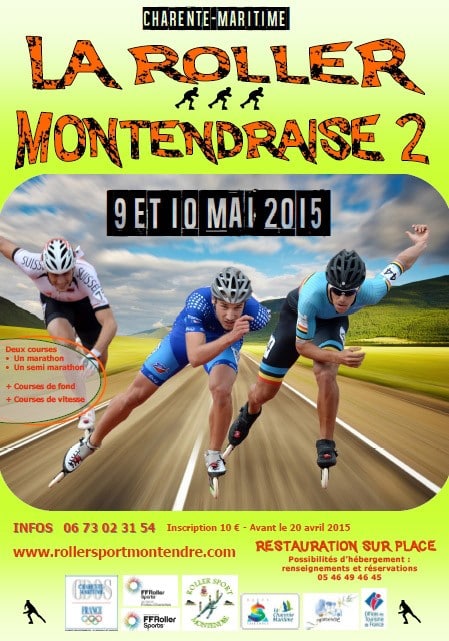 affiche roller course montendre 2015