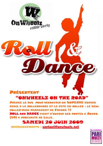 affiche roller dance on wheelz 2009