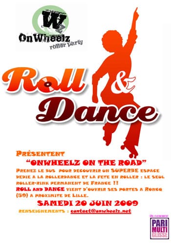 Soirée roller disco Onwheelz 2009 à Roncq (59)
