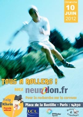 Tous à rollers pour le Neurodon 2012