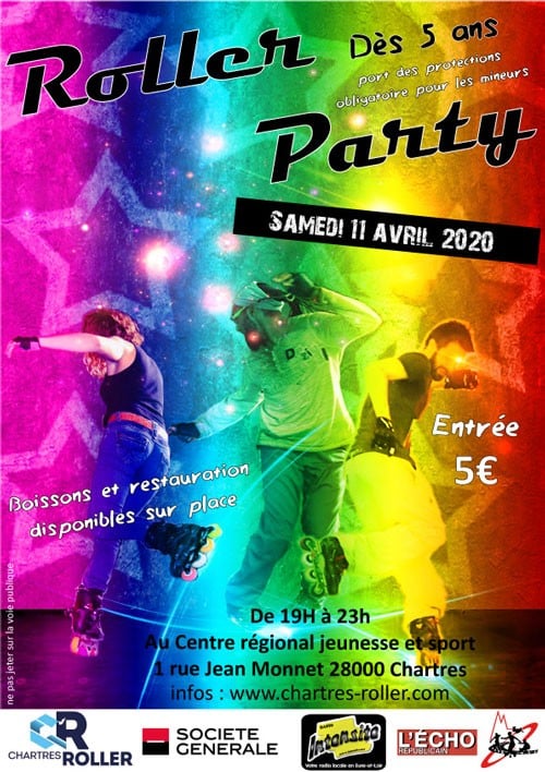 Roller party 2020 avec Chartres Roller (28) &#8211; annulée