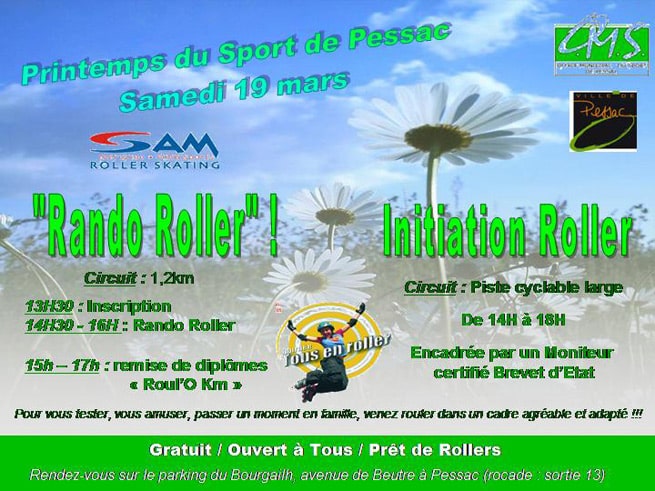 Randonnée roller 2011 du SA Mérignac (33)