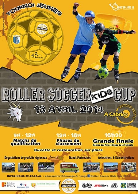 affiche roller soccer kids cup 2014