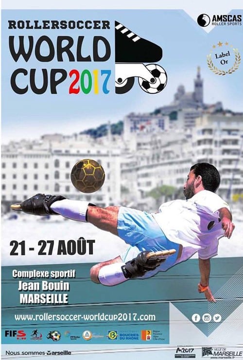 affiche roller soccer world cup marseille 2017