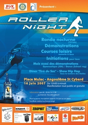 Roller Night à Angoulème