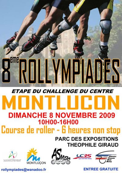 affiche rollympiades montlucon 2009