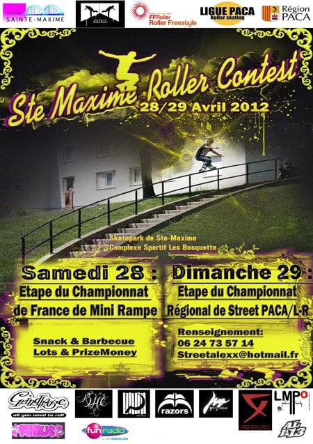 1ère étape du championnat de France de Mini-Rampe 2012 à Sainte-Maxime (83)