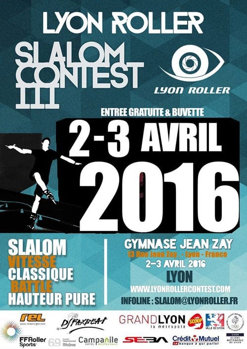 Lyon Roller Slalom Contest 2016