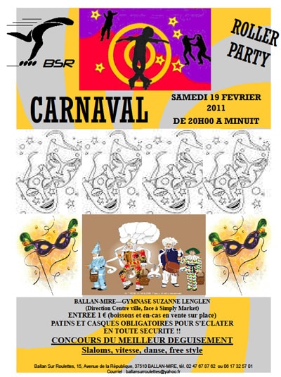 Roller-Party spéciale Carnaval 2011 à Ballan-Miré (37)