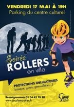 Soirée rollers en ville à Jouy-le-Moutier (95)