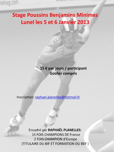 Stage roller course à Lunel (34)