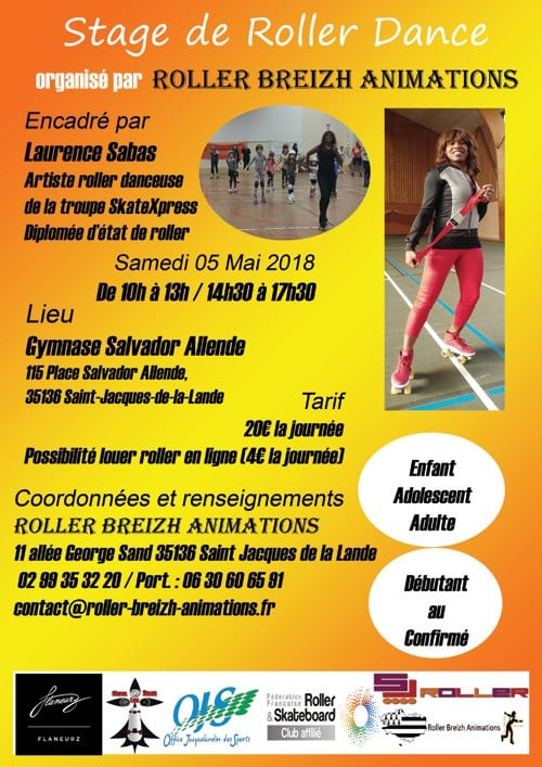 Journée roller dance 2018 à Saint-Jacques-de-la-Lande (35)