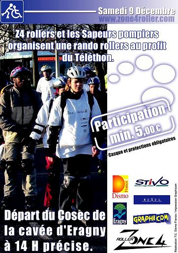 Rando Roller du Téléthon 2006 à Cergy (95)