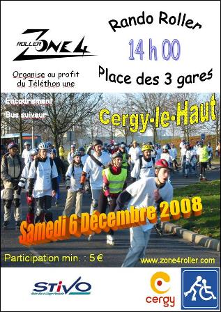 affiche telethon cergy pontoise 2008