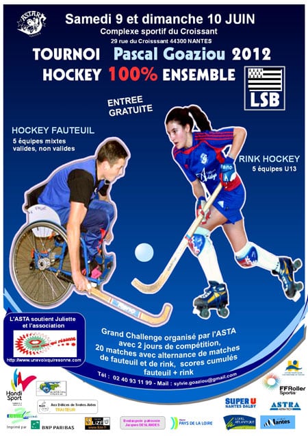 Tournoi de hockey-fauteuil et Rink-hockey 2012 à Nantes (44)