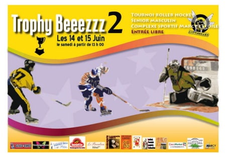 Beeezzz Trophy de roller hockey 2008 à Marcy-Charbonnières (69)