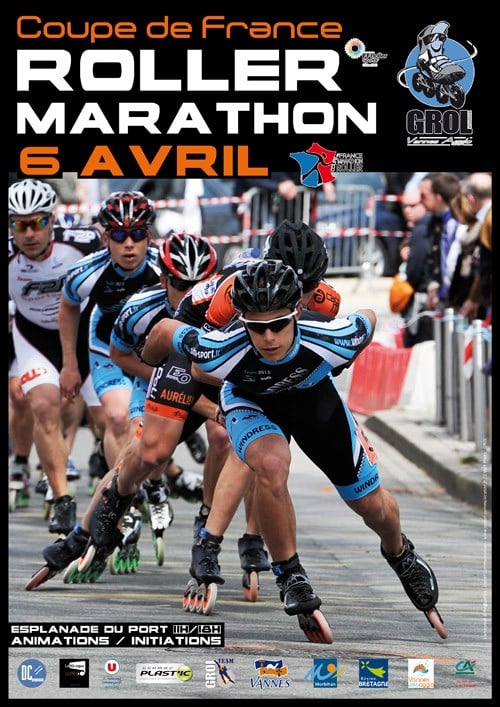 affiche vannes roller marathon 2014