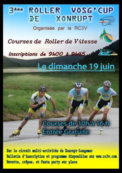 Annulation de la Roller Vosg&rsquo;Cup 2011 de Xonrupt (88)