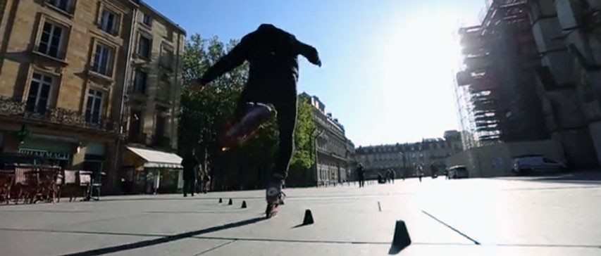 Session slalom avec Alexandre Claris à Bordeaux (France)