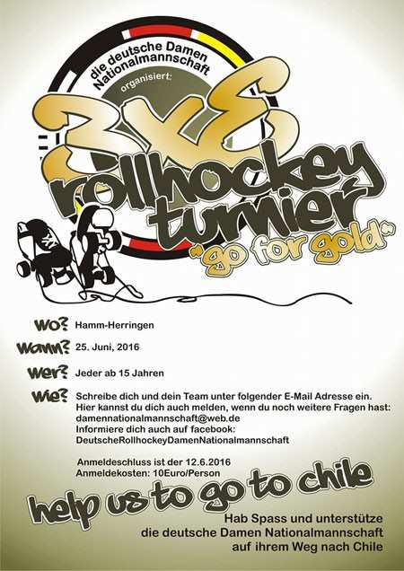 Mondial Dames 2016 : l&rsquo;Allemagne à ce jour selon le site officiel « Mundial de Hockey Patin Iquique 2016 »