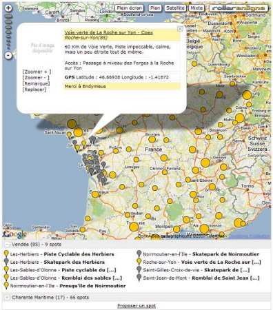 amelioration rubrique spot listes