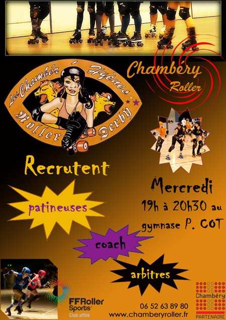 Une nouvelle ligue de roller-derby à Chambéry (73)