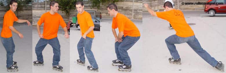 Apprendre à freiner en roller : le Powerslide Apprendre à freiner en roller : le Powerslide