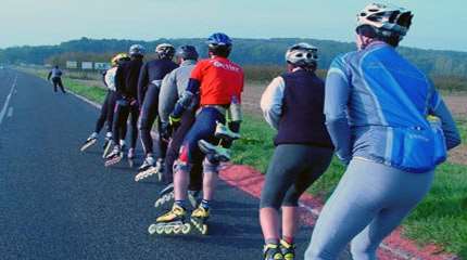 Peloton : apprendre à rouler en peloton à roller