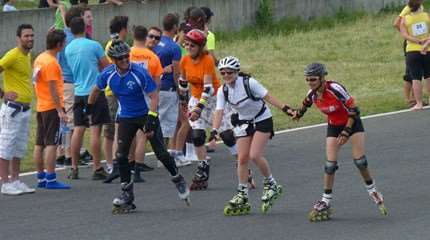 Arc Gestion en piste pour les 24 Heures du Mans Roller 2013