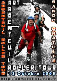Randonnée roller 2008 d&rsquo;Argenteuil (95)