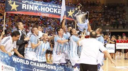 Mondial rink hockey 2015 : l&rsquo;Argentine assomme l&rsquo;Espagne en finale