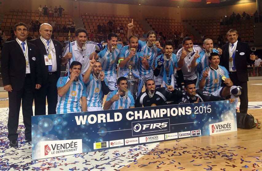 argentine championne monde rink hockey 2015