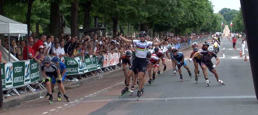 Marathon roller de Dijon : Bart Swings et Clémence Halbout raflent la mise