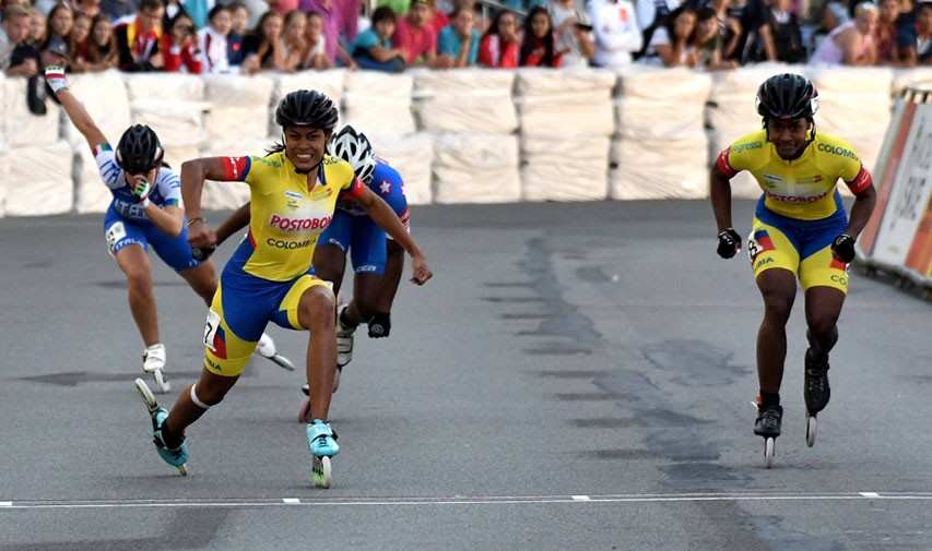 La Colombie toujours en force au mondial roller course