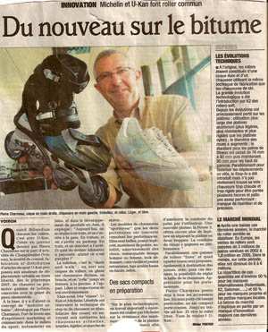 Coupure de journal : Michelin / Ukan