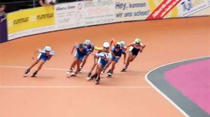 Championnat d&rsquo;Europe roller course 2014 : bilan de la dernière journée sur piste
