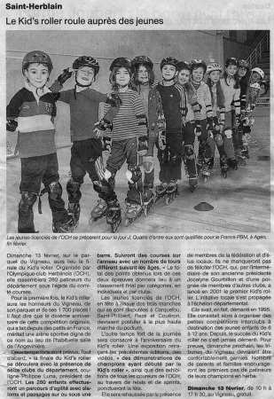 Kid&rsquo;s Roller roule auprès des jeunes