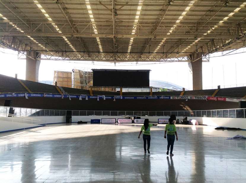 La piste de patinage artistique