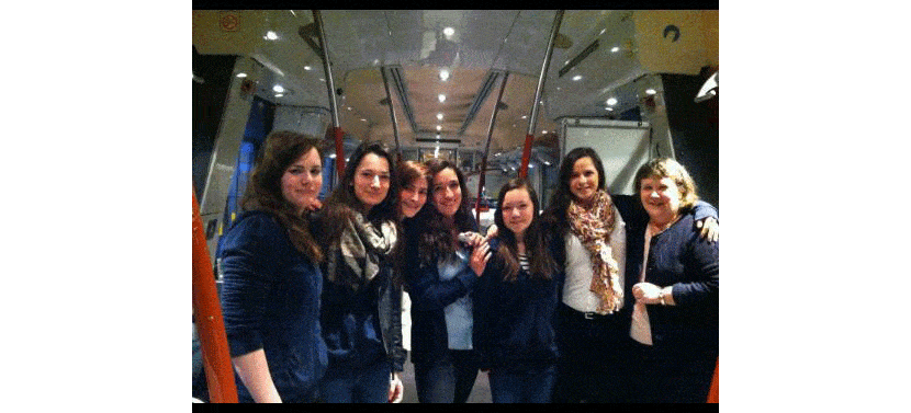 Depart en train pour le RCP