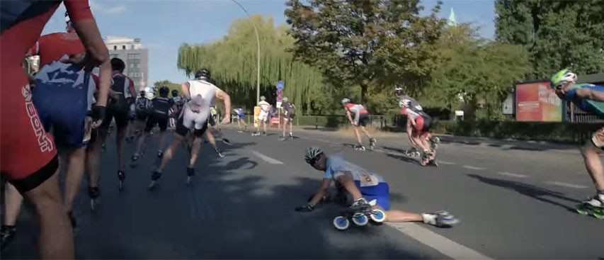 Au coeur du marathon roller de Berlin 2016 avec Powerslide