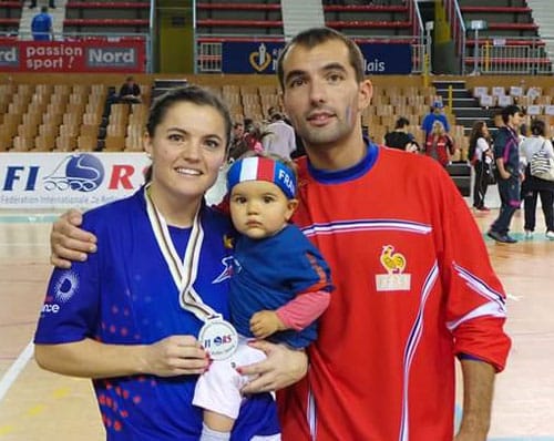 Emilie Couderc Laboyrie et sa famille