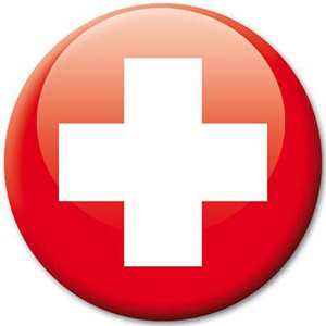 badge drapeau suisse