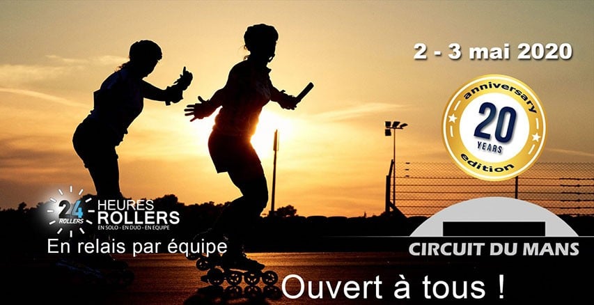 Les 24H du Mans roller 2020 en attente d&rsquo;une nouvelle date