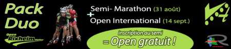 Open de Rixheim : 2 courses pour le prix d&rsquo;une