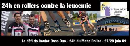 Mans – le duo Roulez Rose contre la Leucémie (31)